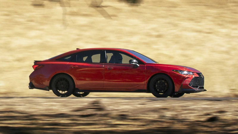 Illustration for article titled The 2019 Toyota Avalon TRD Proves How Weird Our Reality Has Become